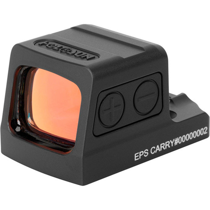 Коллиматор HOLOSUN EPS CARRY закрытый, 2 МОА, подсв.12 (8+4NV), на пистолетный затвор (Holosun K) EPS-CARRY-RD-2